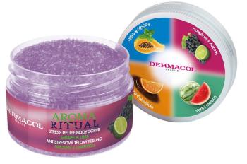 Dermacol Aroma antistresový tělový peeling hrozny s limetkou 200 g