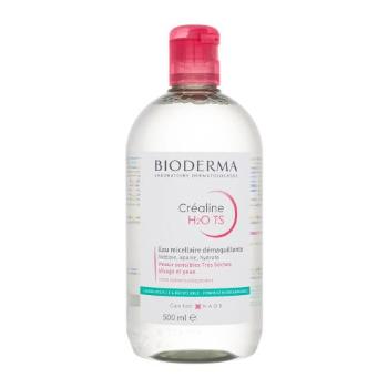 BIODERMA Créaline H2O TS 500 ml micelární voda pro ženy na suchou pleť; na citlivou a podrážděnou pleť