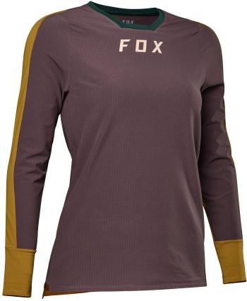 FOX Womens Defend Thermal Jersey - rootbeer L