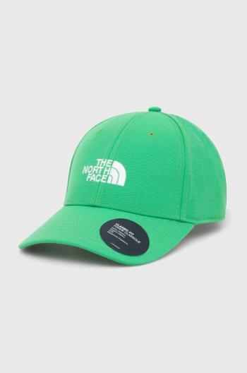 Kšiltovka The North Face Recycled 66 Classic Hat zelená barva, s aplikací, NF0A4VSVPO81