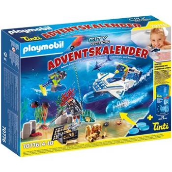 Playmobil 70776 Adventní kalendář "Zábava ve vodě - Nasazení policejních potápěčů" (4008789707765)