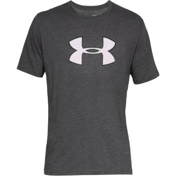 Pánské triko Under Armour Big Logo SS  Charcoal Medium Heather  S