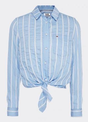 Tommy Hilfiger Tommy Jeans dámská košile s uzlem Front Knot Shirt