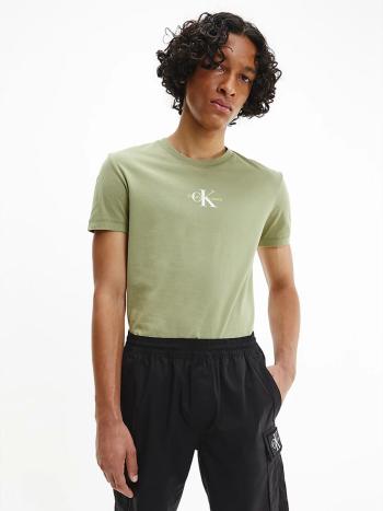 Calvin Klein pánské zelené tričko - S (L9F)
