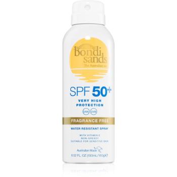 Bondi Sands SPF 50+ Fragrance Free ochranný sprej na opalování SPF 50+ 160 g