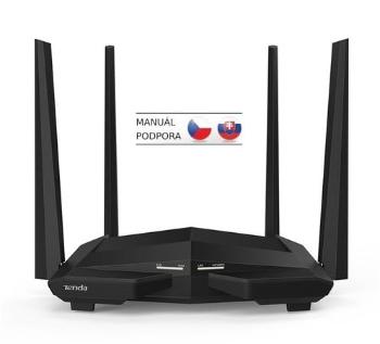 Tenda AC10 WiFi AC Router 1200Mb/s, 1x GWAN, 3x GLAN, VPN server/klient, WISP, Universal Repeater, AC10