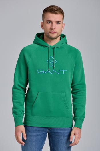 MIKINA GANT D1. COLOR LOCK UP HOODIE zelená XL