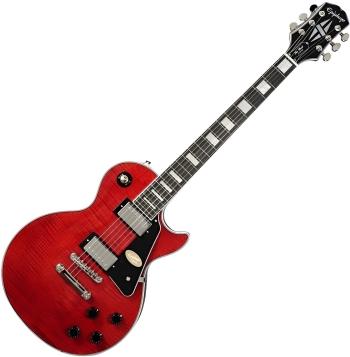 Epiphone Les Paul Custom Figured Transparent Red Elektrická kytara