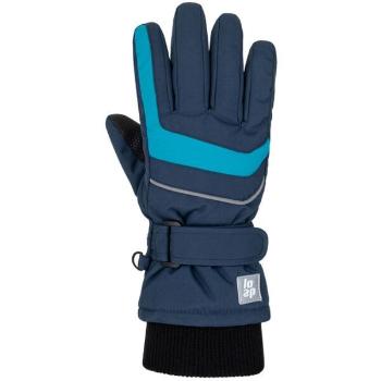 Loap RULIK Dětské zimní rukavice, modrá, velikost 10