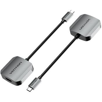 Vention USB-C to HDMI Converter 0.15M Gray Aluminum Alloy Type (TDEHB)
