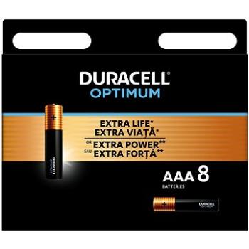 DURACELL Optimum alkalická baterie mikrotužková AAA 8 ks (42393)