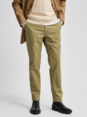 Khaki chino kalhoty Selected Homme Miles