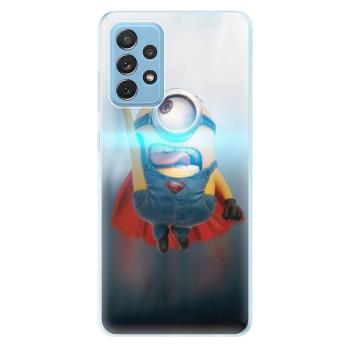 Odolné silikonové pouzdro iSaprio - Mimons Superman 02 - Samsung Galaxy A72