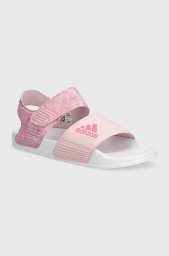 Dětské sandály adidas ADILETTE SANDAL K růžová barva