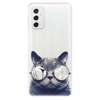 Odolné silikonové pouzdro iSaprio - Crazy Cat 01 - Samsung Galaxy M52 5G