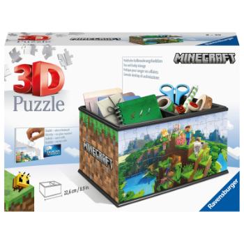 Puzzle 3D Úložná krabice Minecraft 216 dílků