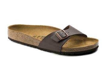 Birkenstock Madrid BS Dark Brown Narrow Fit hnědé 40393