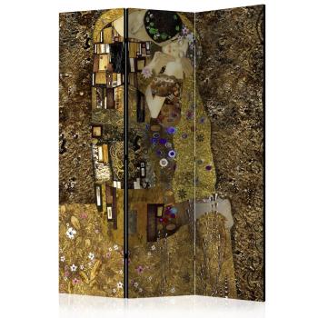 Paraván Golden Kiss Dekorhome 135x172 cm (3-dílný)