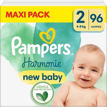 Pampers Harmonie Size 2 jednorázové pleny 4-8 kg 96 ks