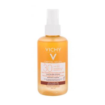 Vichy Capital Soleil Solar Protective Water Enhanced Tan SPF30 200 ml opalovací přípravek na tělo pro ženy