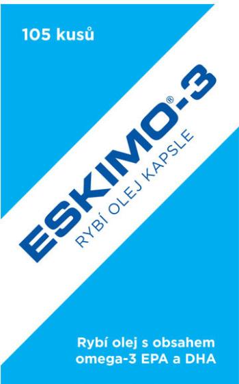 Eskimo-3 Rybí olej kapsle 105 kapslí