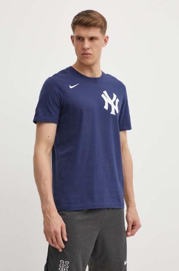 Tričko Nike New York Yankees tmavomodrá barva, s potiskem