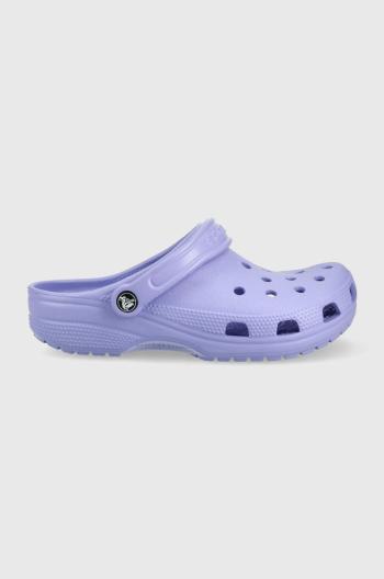 Pantofle Crocs dámské, fialová barva