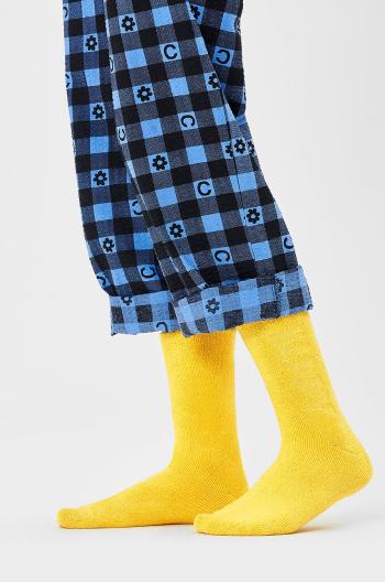 Ponožky Happy Socks dámské, žlutá barva