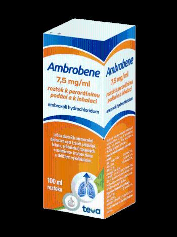 Ambrobene , roztok k perorálnímu podání a inhalaci 100 ml