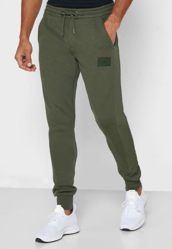 Calvin Klein pánské khaki zelené tepláky - S (LDD)