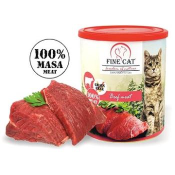 FINE CAT FoN konzerva pro kočky HOVĚZÍ 100% MASA 800g (8595657303229)