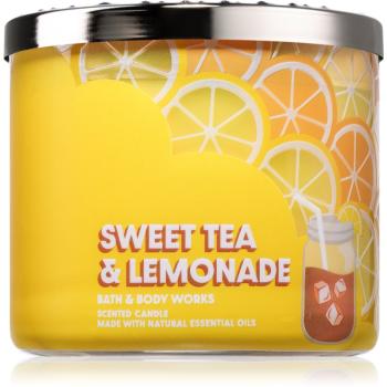 Bath & Body Works Sweet Tea & Lemonade vonná svíčka 411 g