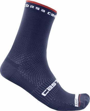 Castelli Rosso Corsa Pro 15 Sock Belgian Blue 2XL Cyklo ponožky