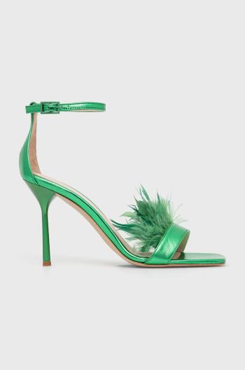 Kožené sandály Liu Jo Camelia Leonie Hanne zelená barva