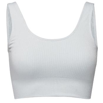 BOODY RIBBED SEAMLESS BRA Dámská podprsenka, šedá, velikost