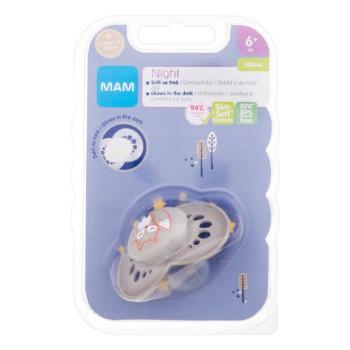 MAM Night Silicone Pacifier 6m+ Fox 1 ks dudlík pro děti