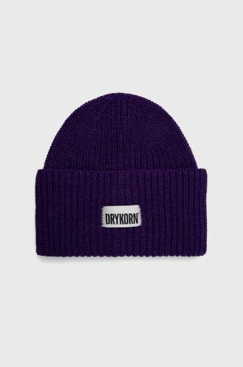 Vlněný klobouk Drykorn Fraso fialová barva,