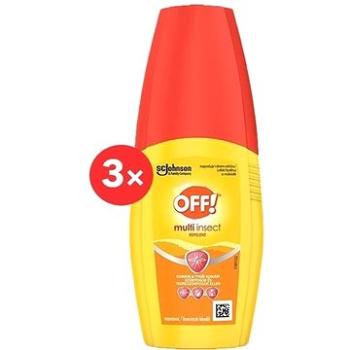 OFF! Multi Insect rozprašovač 3×100 ml