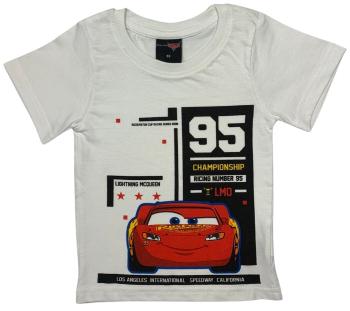 EPlus Chlapecké tričko - Auta bílé Velikost - děti: 98