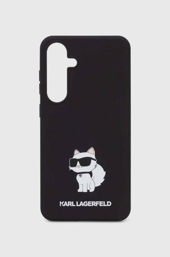 Obal na telefon Karl Lagerfeld Samsung Galaxy S24+ S926 černá barva