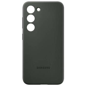 Samsung Galaxy S23 Silikonový zadní kryt Green (EF-PS911TGEGWW)