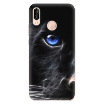 Odolné silikonové pouzdro iSaprio - Black Puma - Huawei P20 Lite