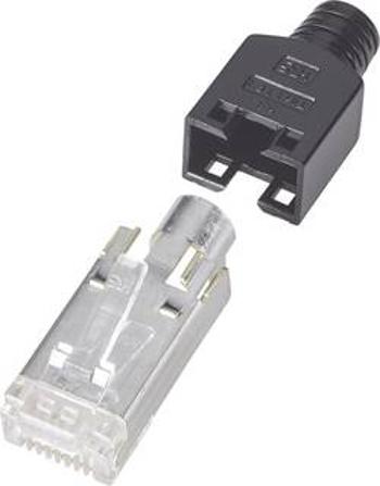 Konektor RJ45 Hirose Electronic TM 11, zástrčka rovná, 1 ks, černá