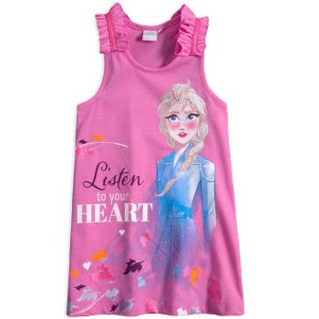 Dívčí šaty DISNEY FROZEN HEART růžové Velikost: 104