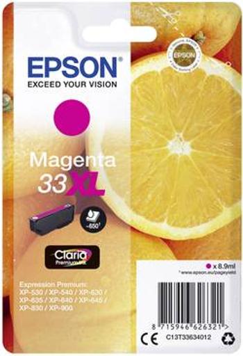 Epson Ink T3363, 33XL originál purppurová C13T33634012