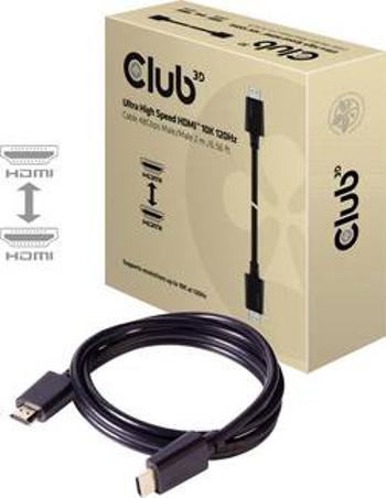 HDMI kabel club3D [1x HDMI zástrčka - 1x HDMI zástrčka] černá 2.00 m