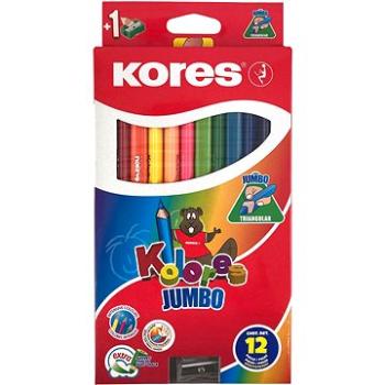 KORES JUMBO KOLORES 12 barev (93512)