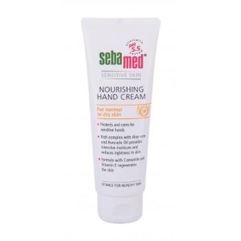 SebaMed Sensitive Skin Nourishing 75 ml krém na ruce pro ženy poškozená krabička