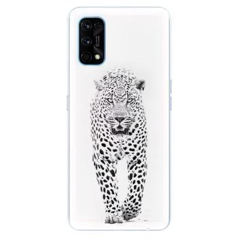 Odolné silikonové pouzdro iSaprio - White Jaguar - Realme 7 Pro