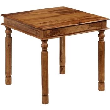 Jídelní stůl z masivního sheeshamového dřeva 80x80x77 cm (246251)